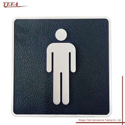 Polymer Door Sign Bathroom Symbols Simple