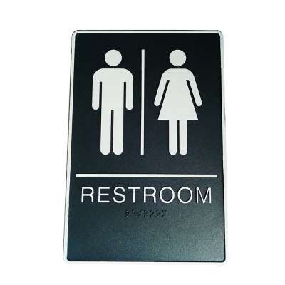 Restroom Outdoor Signs Made In ABS