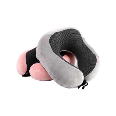 Promotion Cheap U shaped Neck Pillow Folding Personalized Neck Support Memory Foam Travel Pillow